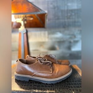 New Luca Ferri lace-up leather Oxford loafers